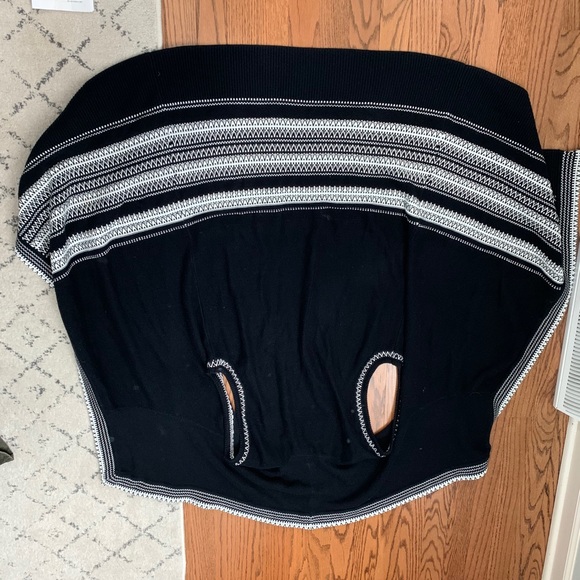 Vince Long Cotton Drape Front Vest Sz M - Picture 6 of 10